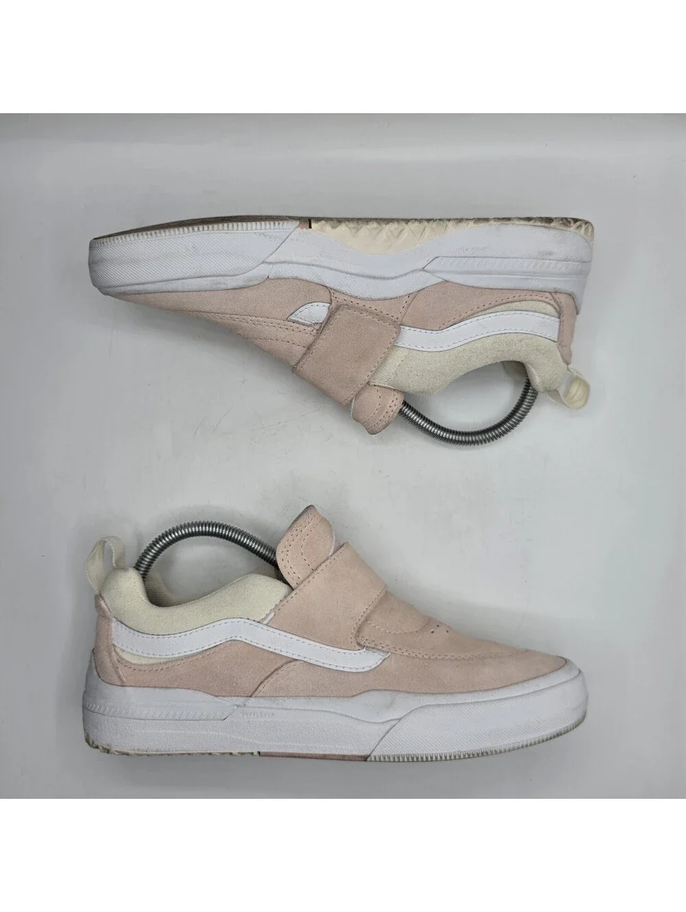 Vans Kyle Walker Pro Strap Pink Suede Skate Shoes Mens Size 7 Womens 8.5
